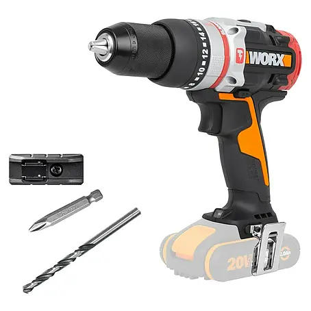 Worx PowerShare 20V Akku-Schlagbohrschrauber SlammerDrill WX354.9