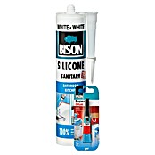 Bison Sanitarni silikon + SG Gel  (Barva: Bela, 280 ml) | 5613 - Silikone | FADH - Dicht- und Klebstoffe | FAD - Baustoffe | FA - Baustoffe | F - Baustoffe | BAUHAUS