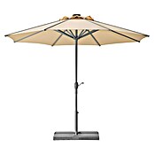 Schneider Classic Marktschirm rund Rooftop (Natur, Durchmesser Bespannung: 350 cm) | BAUHAUS