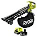 Ryobi ONE+ Akku-Laubsauger & Laubbläser RY18BVXA-150 