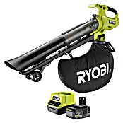 Ryobi ONE+ Akku-Laubsauger & Laubbläser RY18BVXA-150 (18 V, 1 Akku, 5 Ah, Blasgeschwindigkeit: 252 km/h) | BAUHAUS