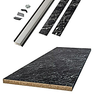 Küchenarbeitsplatten-Set (3405 Cape Noir, 182 x 63,5 x 3,8 cm)