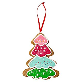 Kurt S. Adler Christbaumschmuck Lebkuchenbaum (Braun, Kunststoff, 8,99 x 8,26 x 8,99 cm)