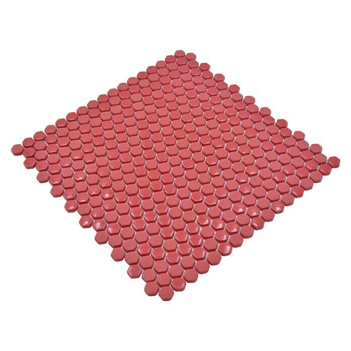 Mosaikfliese (29,5 x 29,5 mm, Rot)