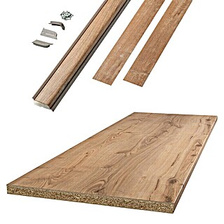 Küchenarbeitsplatten-Set (4009 Tribute Oak, 122 x 63,5 x 3,8 cm)