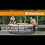 Intex Pure Spa Mobil-Whirlpool Greywood Deluxe (Ø x H: 216 x 71 cm, Grau/Weiß, 1.098 l) | BAUHAUS