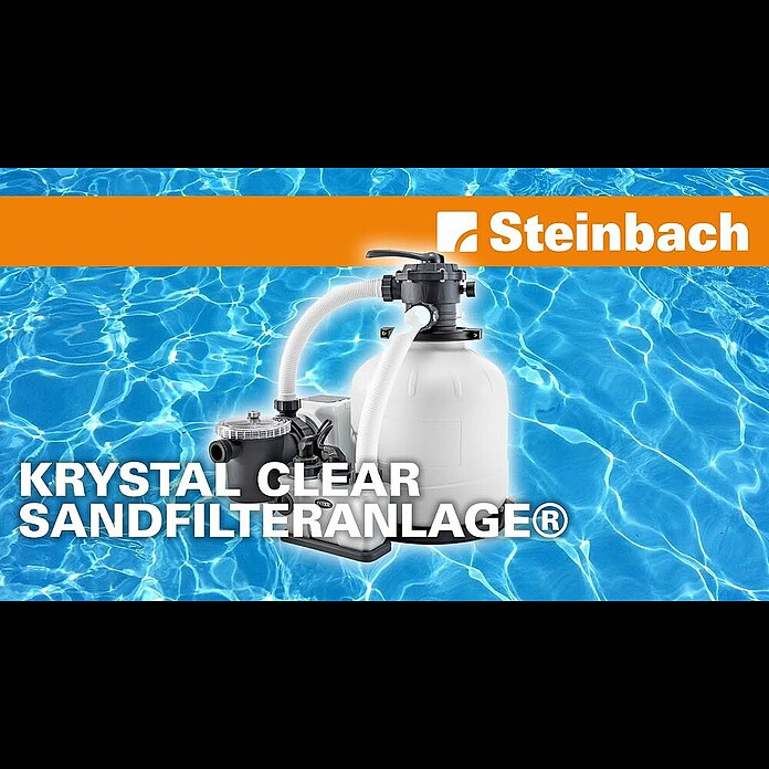 Intex Sandfilteranlage Krystal Clear (Passend für Poolgröße: 56.800 l, Filterleistung: 8.000 l/h) | BAUHAUS