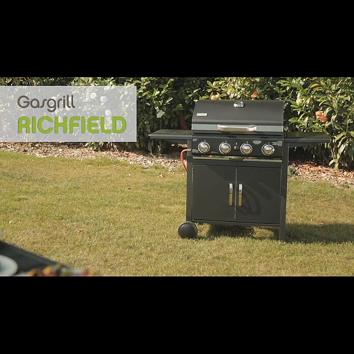 Tepro Gasgrill Mayfield 4 (Grillfläche (B x T): 58 x 44 cm, 12 kW, Anzahl Brenner: 4) | BAUHAUS