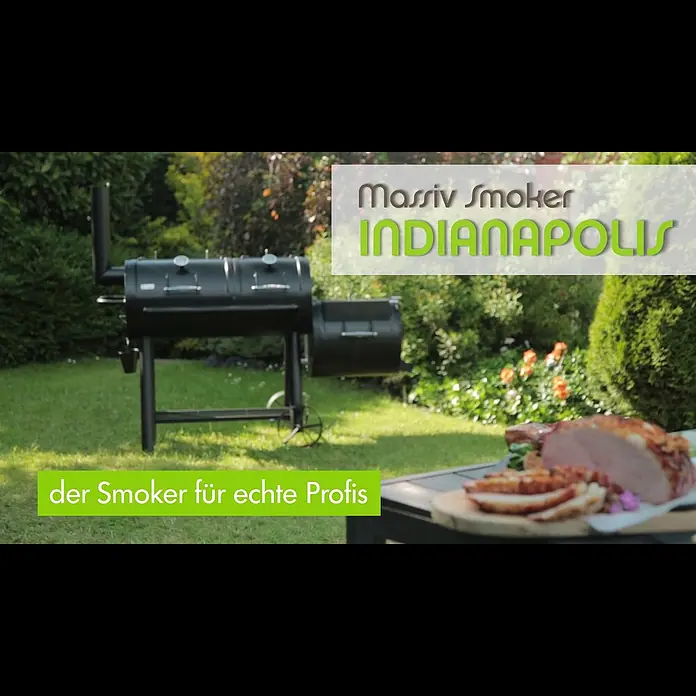 Tepro Smoker Indianapolis - Grillfläche (B x T): 97,5 x 44 cm - tepro Massiv Smoker Indianapolis