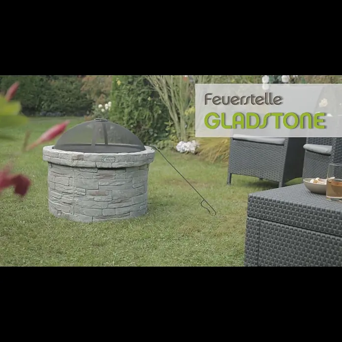 Tepro Feuerschale Gladstone - Durchmesser: 67,5 cm, Stahl - tepro Feuerstelle Gladstone