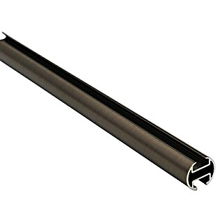 Gardinenprofil (Einläufig, Anthrazit, Länge: 240 cm, 1 Stk., Aluminium)