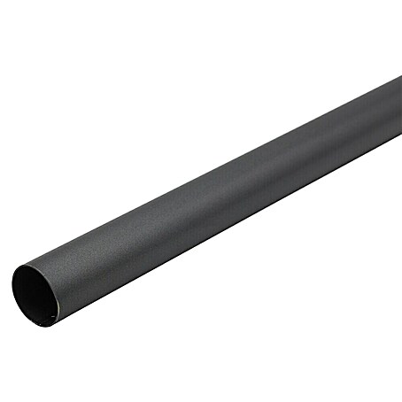 Gardinenstange Rohr (Anthrazit, Länge: 160 cm, Durchmesser: 20 mm, Metall)