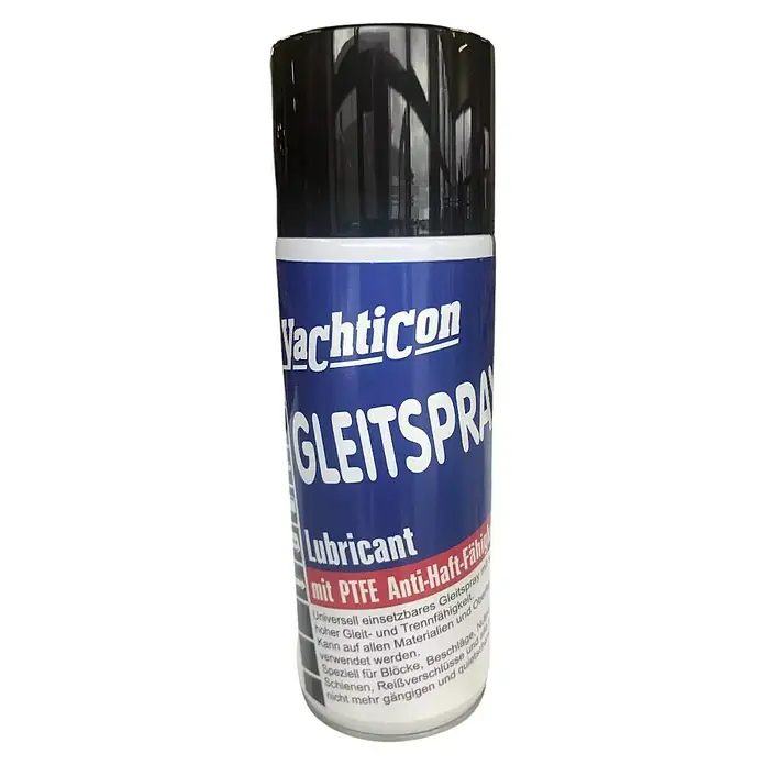 Yachticon Gleitspray mit PTFE Antihaft - 400 ml, Spray - Yachticon Gleitspray: Universell einsetzbares Gleitspray mit PTFE für hohe Gleit- und Trennfähigkeit, ideal für Boot und Ausrüstung.
