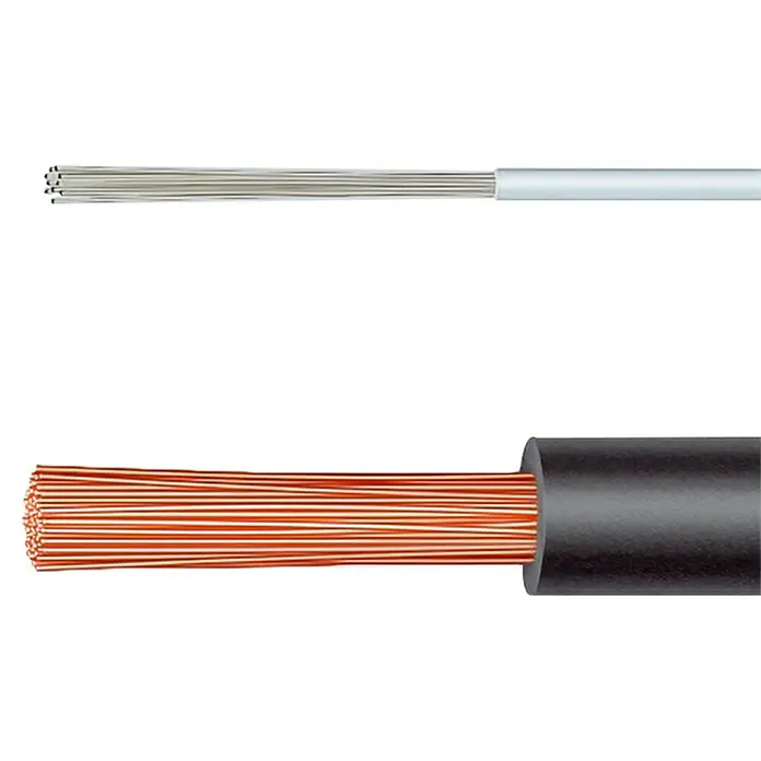 Knipex Abisolierzange - Länge: 18 cm - Abisolierte Kupfer- und Aluminiumdrähte: Stromleiter für elektrische Installationen mit flexiblen Leitungsadern und Isolierung.
