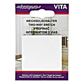 Voltomat VITA Aus- & Wechselschalter (Alpinweiß, Kunststoff, Unterputz, 1 Stk.)