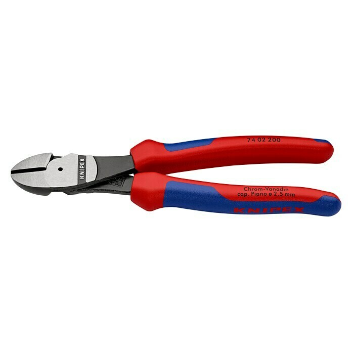 Knipex KraftseitenschneiderLänge: 200 mm, Poliert Left Side View