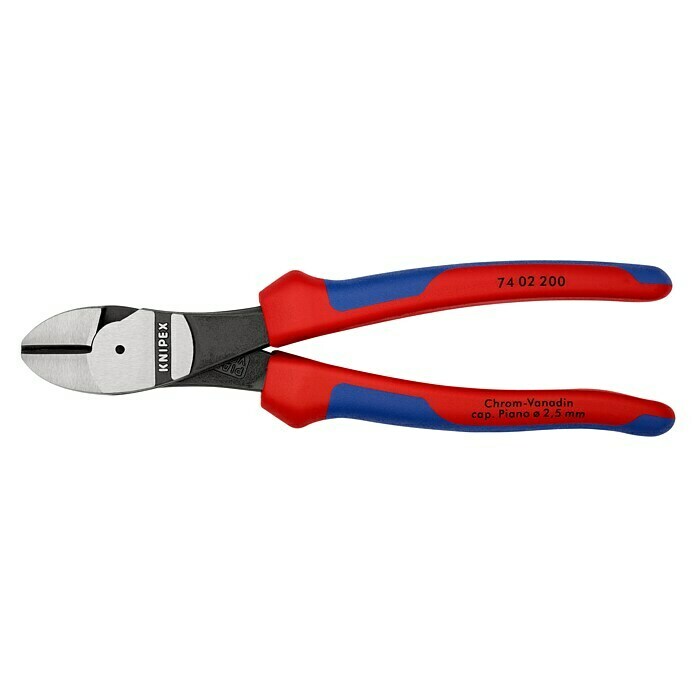 Knipex KraftseitenschneiderLänge: 200 mm, Poliert Left Side View