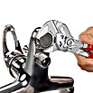 Knipex Alicates llave (Capacidad de agarre tuercas: 35 mm, Niquelado, Recubierto de plástico)