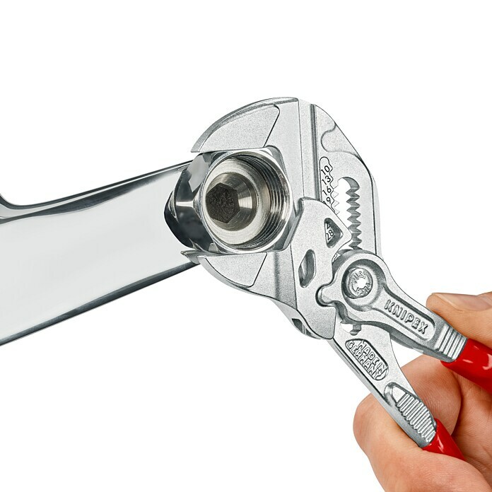 Knipex Zangenschlüssel (Greifkapazität Muttern: 35 mm, Vernickelt