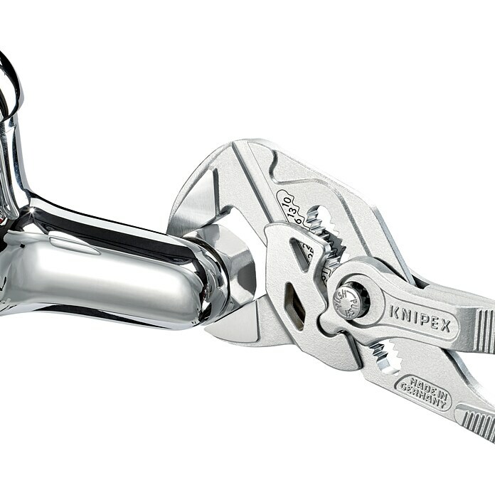 Knipex Zangenschlüssel (Greifkapazität Muttern: 35 mm, Vernickelt, Kunststoff überzogen)
