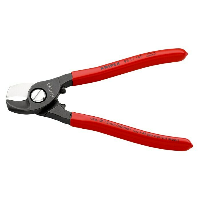 Knipex KabelschereGeeignet für: Aluminiumdrähte, Länge: 165 mm Left Side View