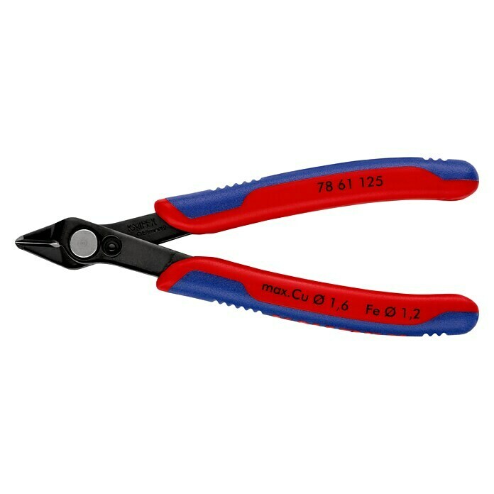 Knipex Abisolierzange Super-KnipsLänge: 125 mm, Material Griff: Mehrkomponenten-Hülle Left Side View