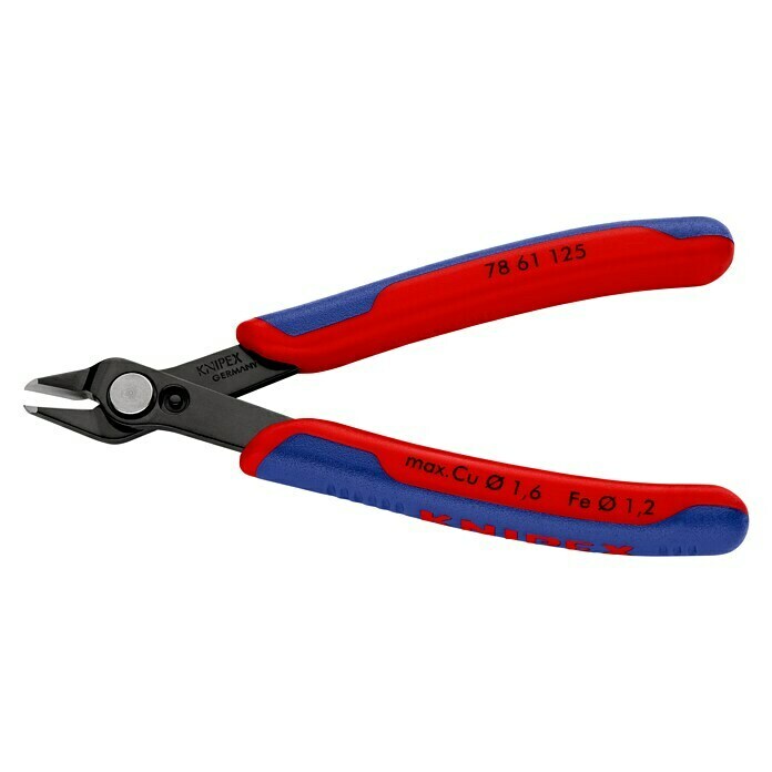 Knipex Abisolierzange Super-KnipsLänge: 125 mm, Material Griff: Mehrkomponenten-Hülle Left Side View