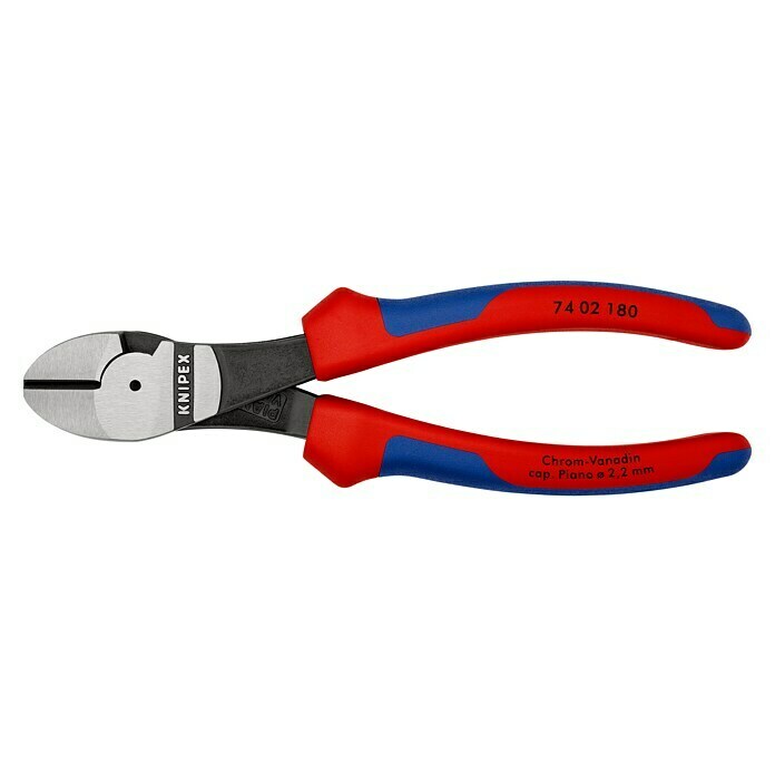 Knipex KraftseitenschneiderLänge: 180 mm, Poliert Left Side View