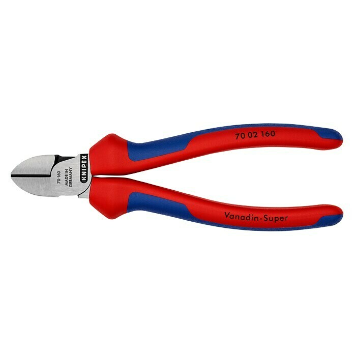 Knipex SeitenschneiderLänge: 160 mm, Mehrkomponenten-Hülle, Poliert Left Side View