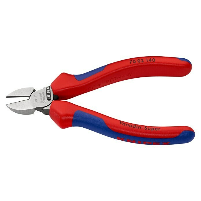 Knipex SeitenschneiderLänge: 140 mm, Mehrkomponenten-Hülle, Poliert Left Side View