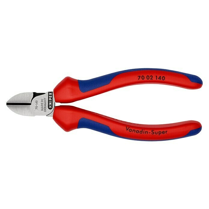 Knipex SeitenschneiderLänge: 140 mm, Mehrkomponenten-Hülle, Poliert Left Side View