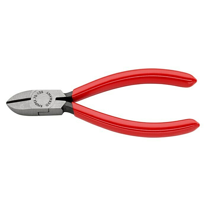 Knipex SeitenschneiderLänge: 125 mm, Kunststoff überzogen, Poliert Left Side View