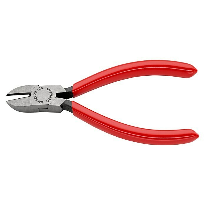 Knipex SeitenschneiderLänge: 125 mm, Kunststoff überzogen, Poliert Left Side View