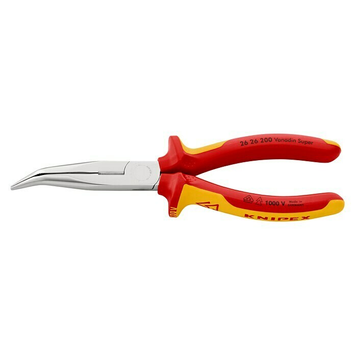 Knipex StorchschnabelzangeLänge: 200 mm, Material Griff: Mehrkomponenten-Hülle Left Side View