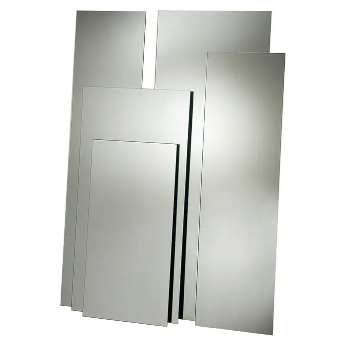 Camargue Espejo de puerta Deco - 39 x 140 cm - Cinco espejos rectangulares de diferentes tamaños dispuestos de forma ligeramente superpuesta y escalonada, reflejando la luz.