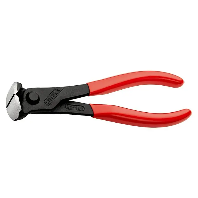Knipex Monierzange - Länge: 16 cm, Härte Schneide: 61 HRC - Knipex Kneifzange mit roten Griffen. Das Werkzeug ist ideal zum Greifen, Halten und Schneiden verschiedener Materialien.
