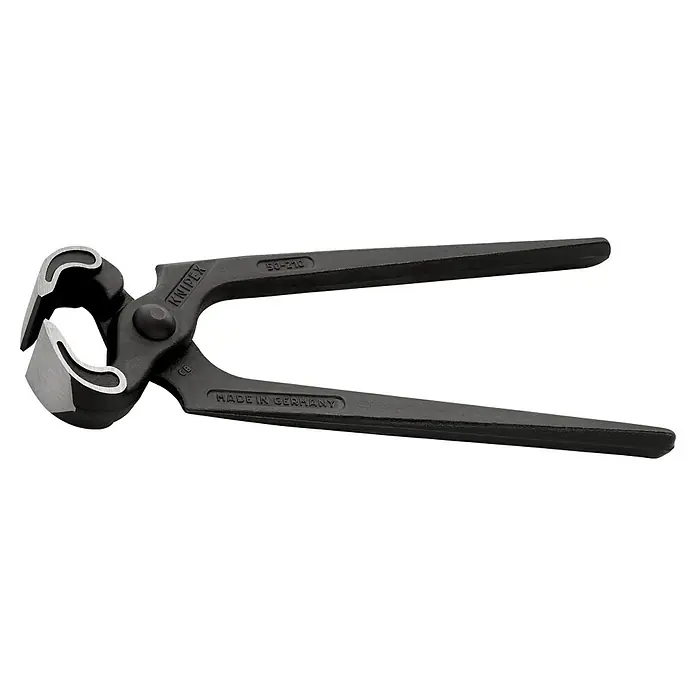 Knipex Kneifzange - Länge: 21 cm - Nahaufnahme einer schwarzen Knipex Kneifzange, die Präzision und Qualität für verschiedene Anwendungen verspricht.