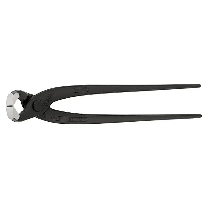 Knipex Kneifzange - Länge: 28 cm, Schwarz - Eine schwarze Kneifzange, ideal zum Bearbeiten von Nägeln und Drähten. Robuste Ausführung für den professionellen Einsatz in Werkstatt und Handwerk.