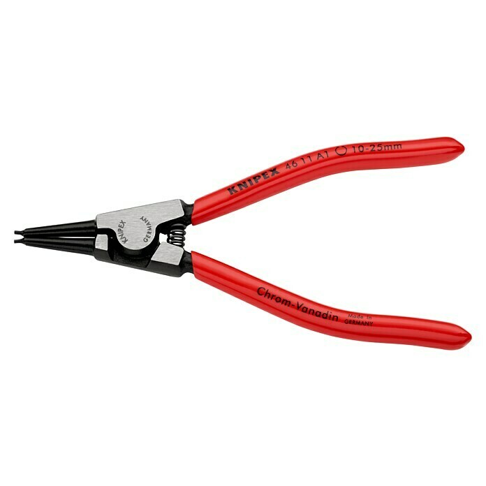 Knipex SicherungsringzangeSicherungsringe auf Wellen Ø 10 – 25 mm, Länge: 140 mm, Geeignet für: Außenringe Left Side View