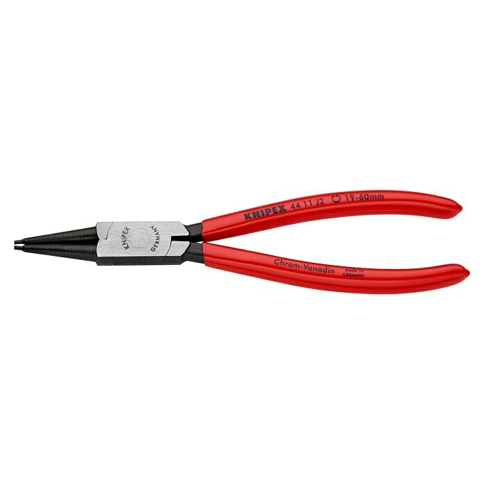 Knipex SicherungsringzangeSicherungsringe in Bohrungen Ø 8 - 140 mm, Länge: 180 mm, Geeignet für: Innenringe Left Side View