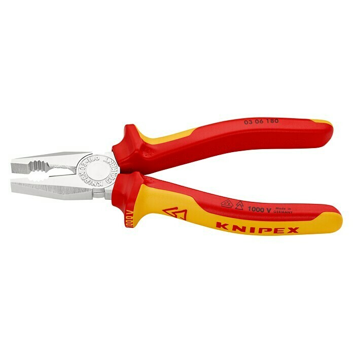 Knipex KombizangeLänge: 180 mm Left Side View