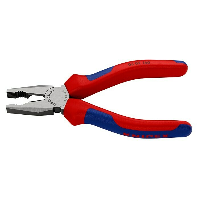 Knipex KombizangeLänge: 160 mm, Gehärtete Schneiden, Poliert Left Side View