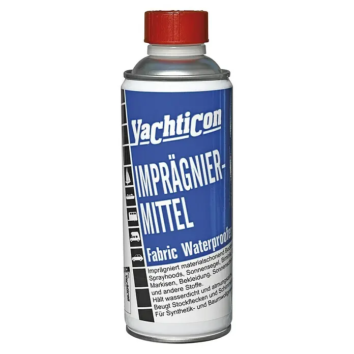 Yachticon Imprägniermittel - 500 ml - Yachticon Imprägnierungsmittel: Schützt Stoffe auf Booten, Markisen und Kleidung vor Wasser und Schimmel. Für synthetische und Baumwollstoffe.