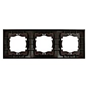 Voltomat DEA 100 Abdeckrahmen (Braun, 3-fach, Kunststoff, Unterputz, Senkrecht)
