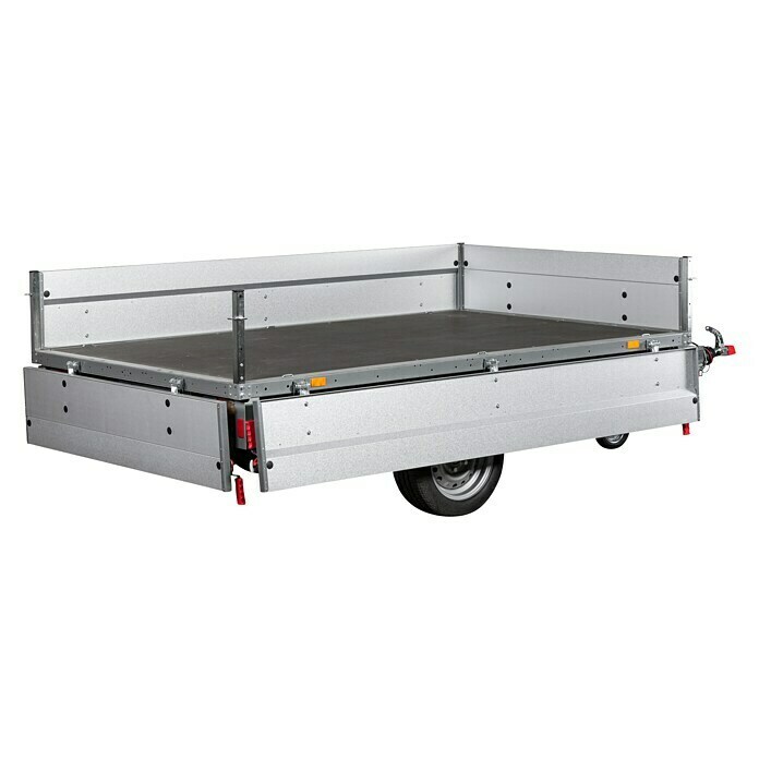 Stema Anhänger Basic SH 1300-25-15.1 (Nutzlast: 966 kg, Einachser, Kasteninnenmaß: 251 x 153 x 34,5 cm, Gebremst) | BAUHAUS