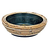 Van der Leeden Plantenpot (Naturel/grijs, Ø x h: 30 x 12 cm) | BAUHAUS
