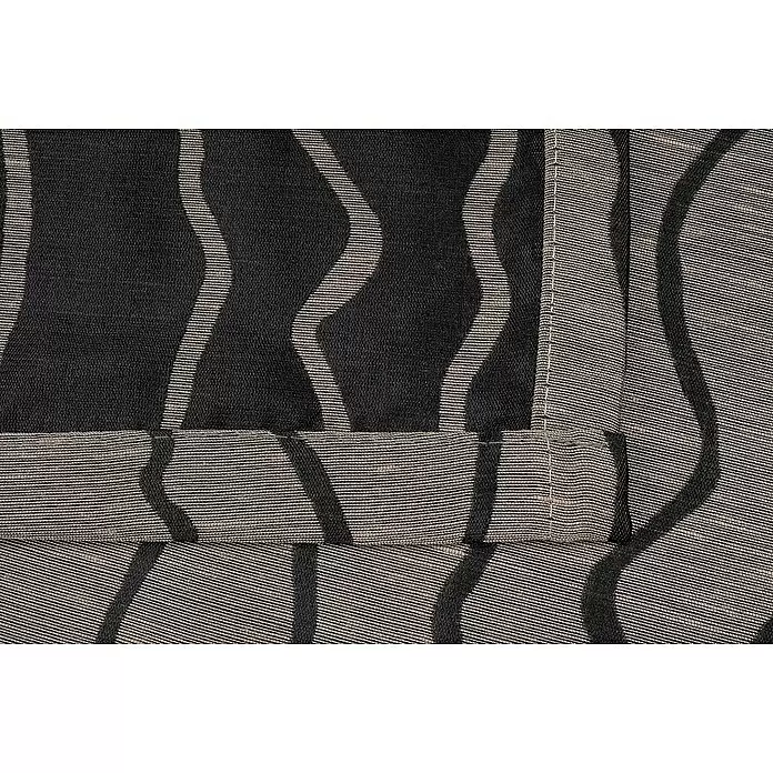 Ösenschal Stream - B x H: 135 x 300 cm, 100 % Polyester, Taupe - Detailaufnahme