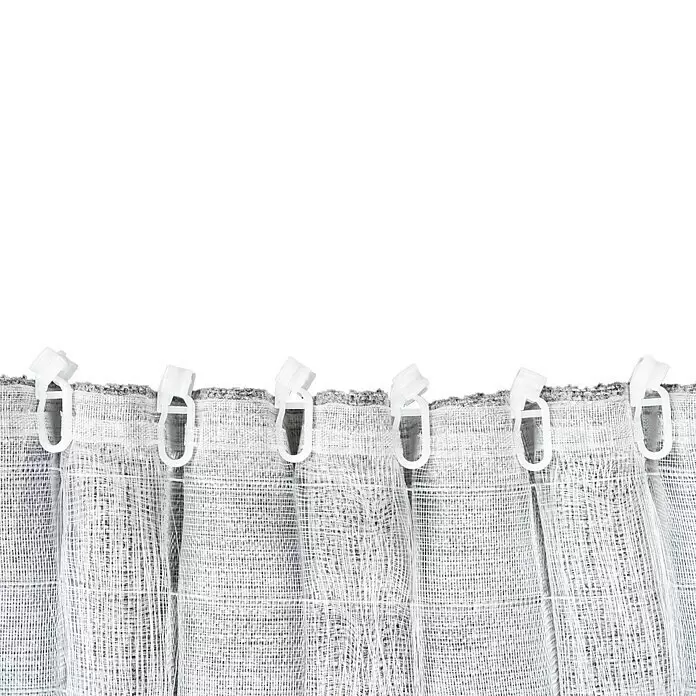 Schlaufenschal Chalet - B x H: 135 x 245 cm, 100 % Polyester, Grau - Detailaufnahme