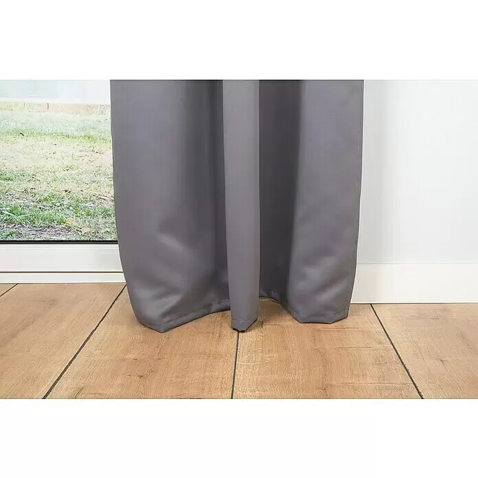 Schlaufenschal Day & Night - B x H: 135 x 300 cm, 100 % Polyester, Taupe - Detailaufnahme