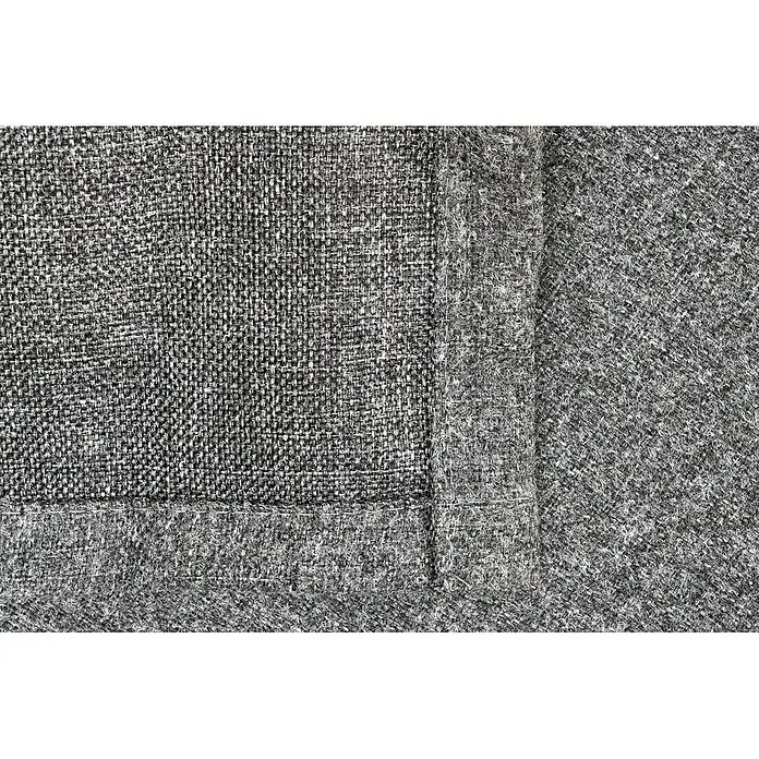 Schlaufenschal Chalet - B x H: 135 x 300 cm, 100 % Polyester, Anthrazit - Nahaufnahme eines grauen Tweedstoffes, der eine raffinierte Textur und hochwertige Verarbeitung für stilvolle Bekleidungsstücke zeigt.